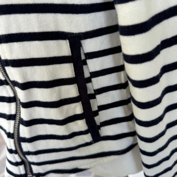 GAP Navy Stripe Moto Jacket - MP - Picture 6 of 8